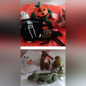 TY Vintage Halloween BEANIE BABIES-TOTAL of 8 for one Low Price